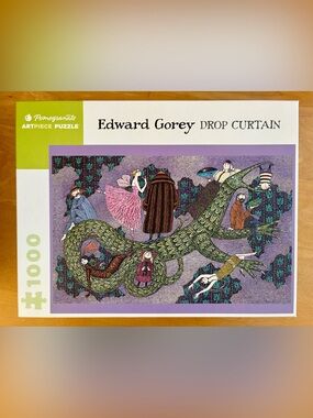 Pomegranate Edward Gorey Drop Curtain 1000 Piece Puzzle